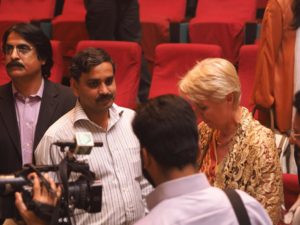 Prof Sohail with Ambassador Austria