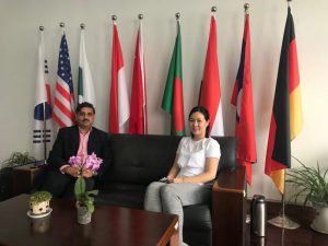 With the Presentient of  Vocational University China